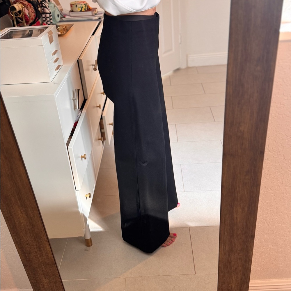 Black Banana Republic Wide-Leg Everywhere Ponte Pants - Picture 12 of 13